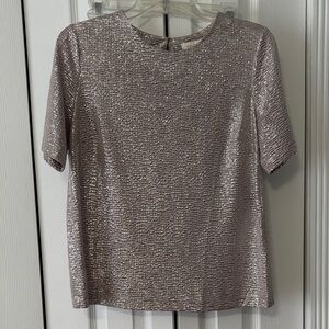 Elegant Metallic Women's Top